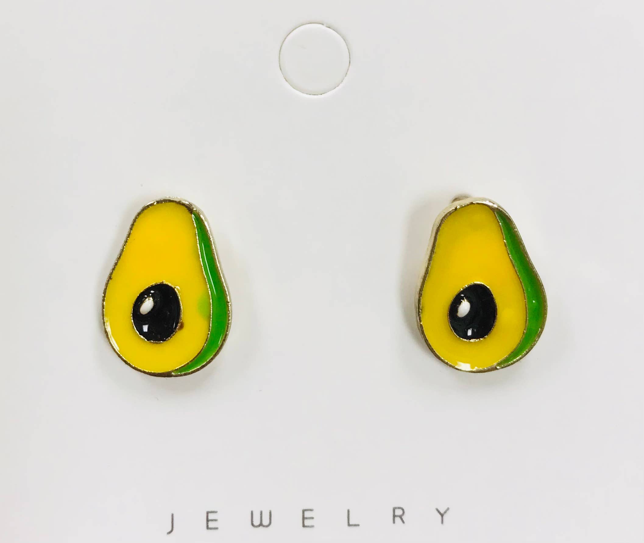 SimpleNGreat - Wholesale Knopjes/oorstekers - Avocado Studs Oorbellen Minimalistische oorbellen