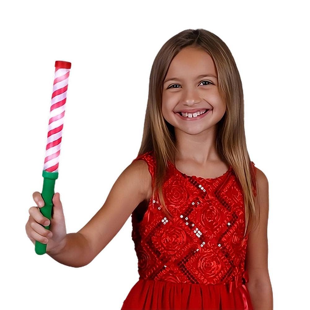 Blinkee.com, LLC - Wholesale Light-Up Toy - Kids & Baby - Candy Cane LED Baton Stick0