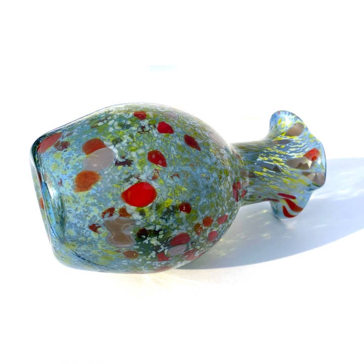 Mazzega Art & Design – wholesale Vas – Murano-glasvas, blåst och handarbetad, linje "I Colori di Murano" h. cm. 20 - Tillverkad i Murano. Kod 02