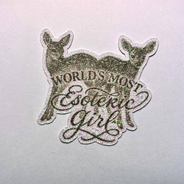 Literary by Ava - Wholesale Sticker - Esoteric Girl Doe Kiss-Cut Waterproof Sticker2