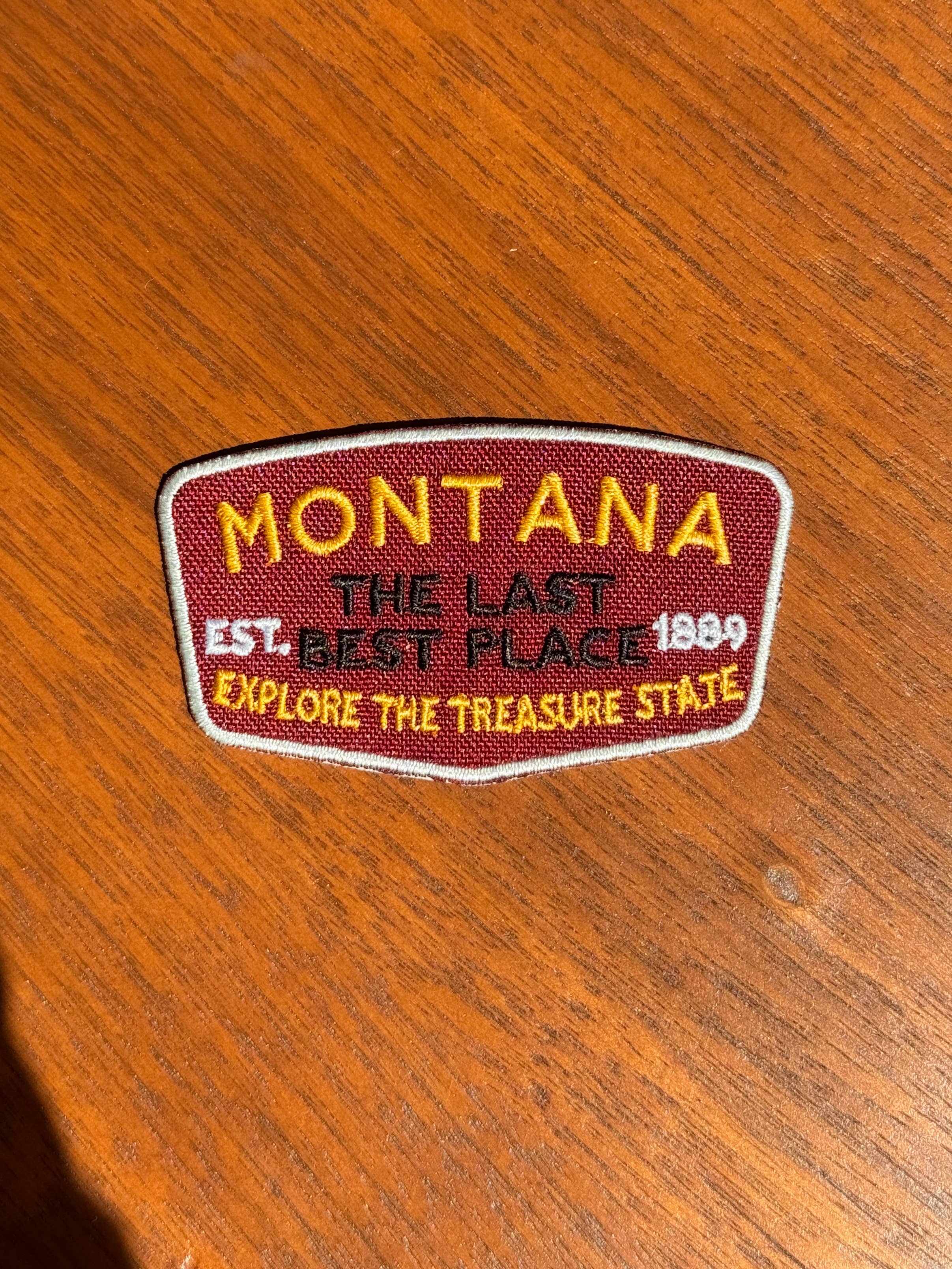 Colleen Goldhorn Creative Co - Wholesale Patch - Montana The Last Best Place Iron On Patch