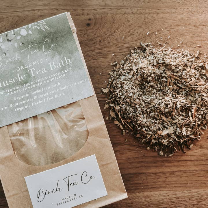Birch Tea Co. - Wholesale Badzout/melk - Badthee - Muscle Eucalyptus Epsom-zoutbad