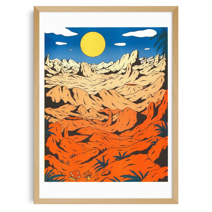 A3 poster - Floor van het Nederend - Landscape for wholesale by KIBLIND Atelier