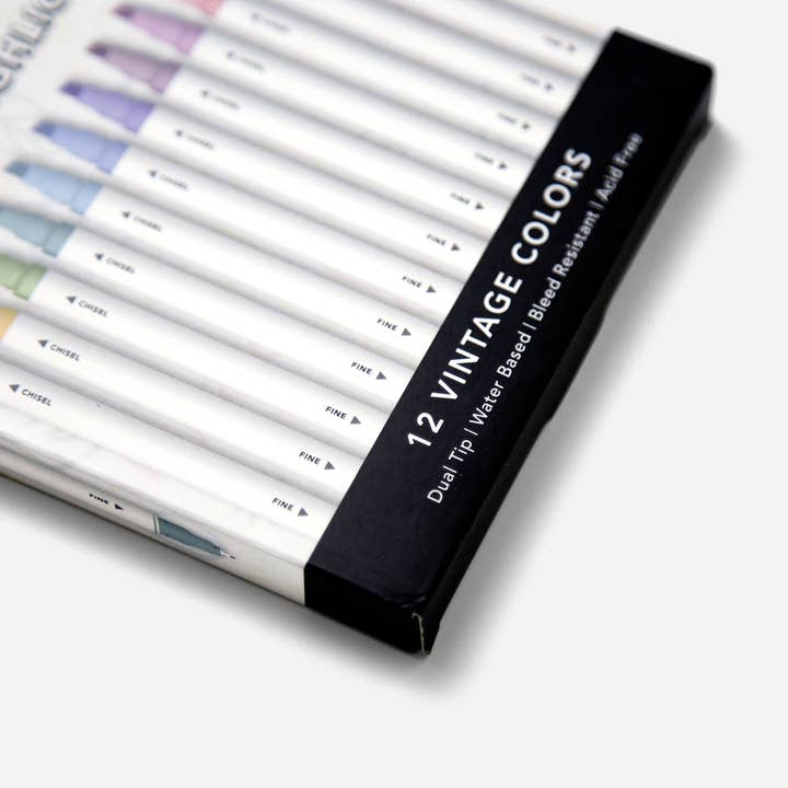 Passion Planner – wholesale Färgmarkering – Passion Highlighters - Vintage (12-pack)