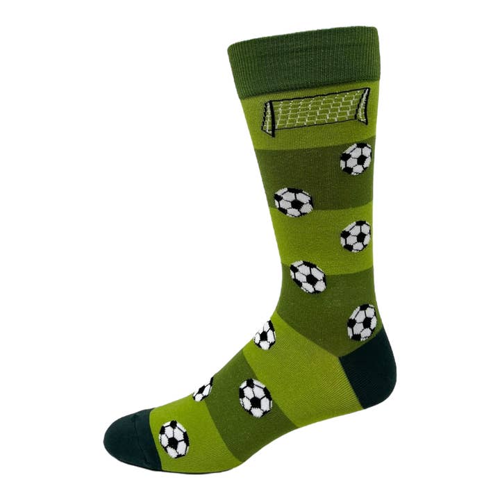 Crazy Toes Men's Soccer Green for wholesale by Dot-Line Design
