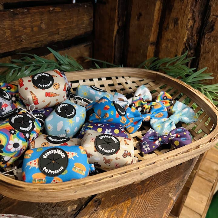 Assorted Poop Bag Holder Pack for wholesale by Groovy Moon Pet Products