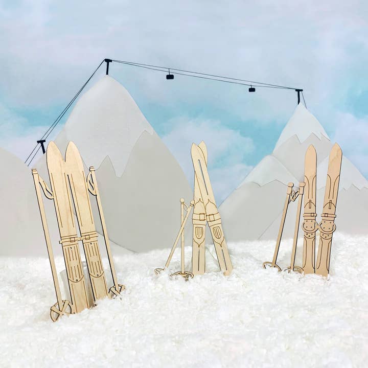 REMOVED BRAND – Großhandel Verzierungs-Set – Ski-Ornamente