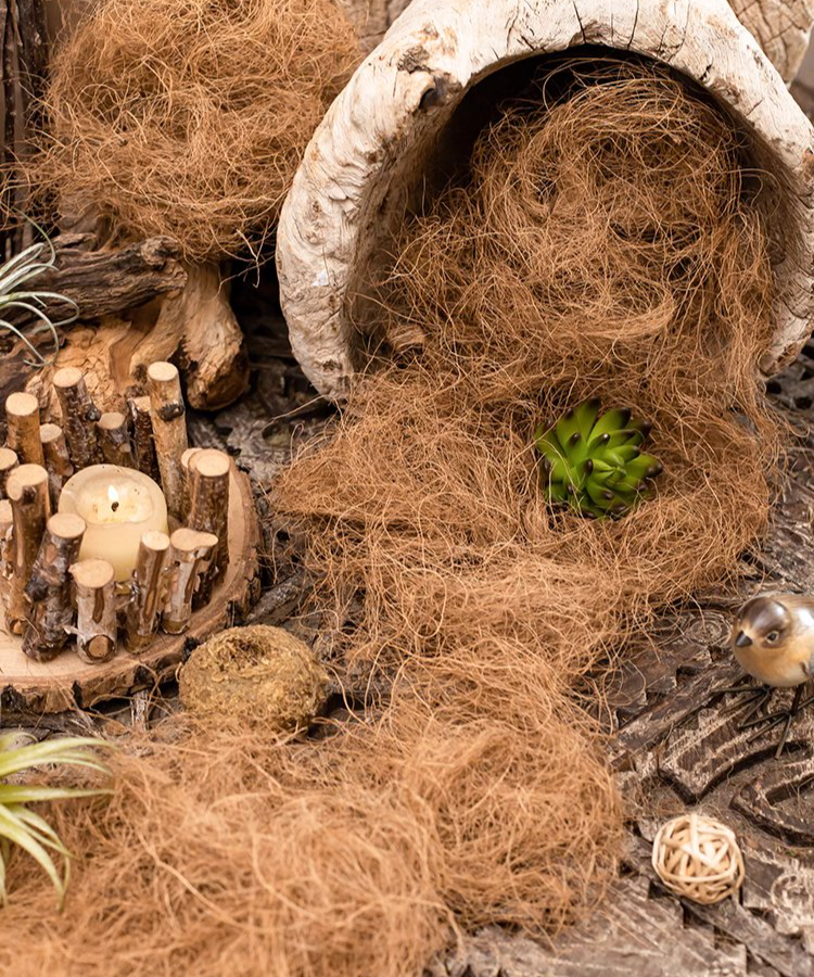 Rustic Reach - Wholesale Planting/Potting Soil - Coconut Fiber Pot Soil Surface Decoration Padding Material Set of 37