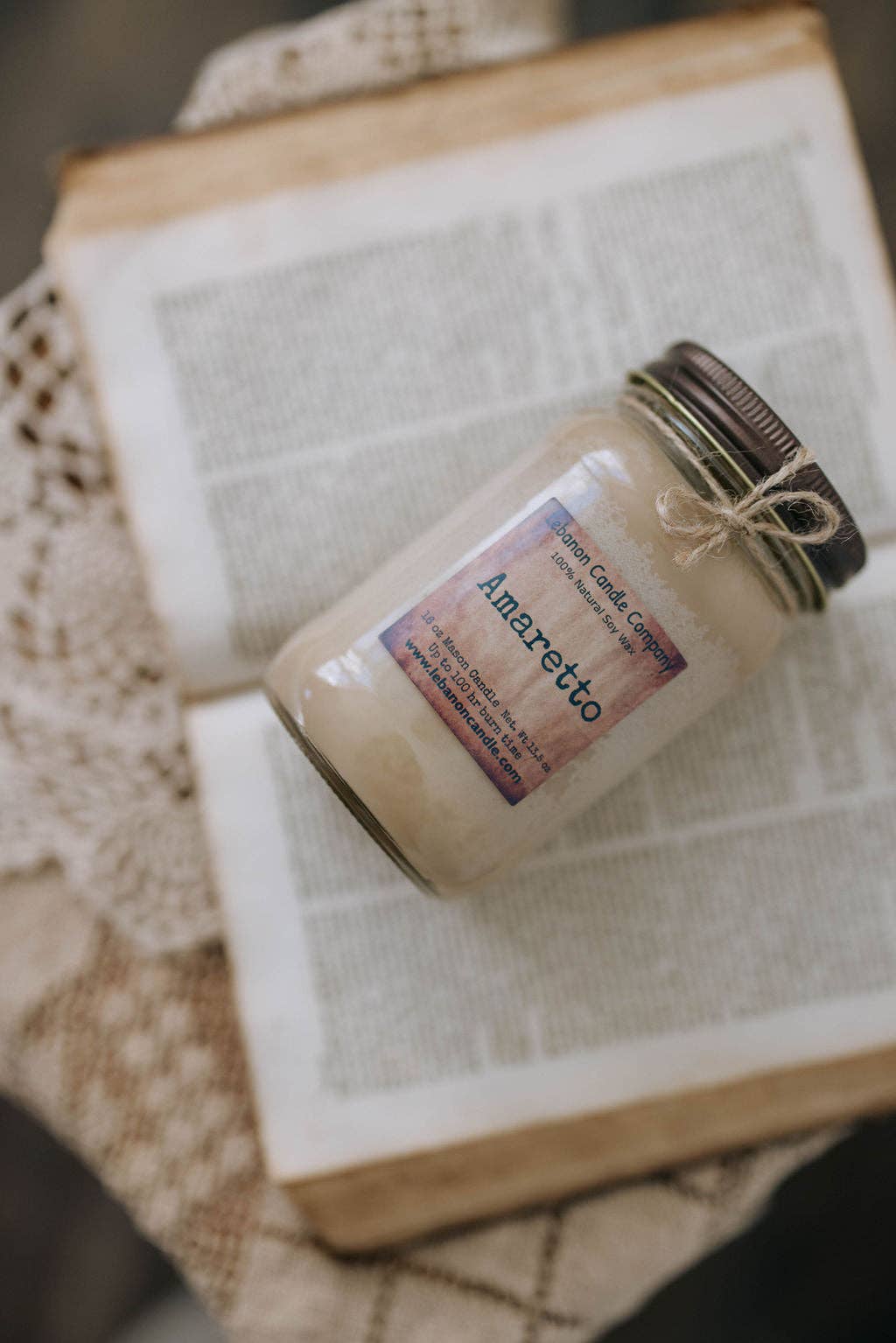 Lebanon Candle Company - Wholesale Jar/Filled Candle - Amaretto Candle2