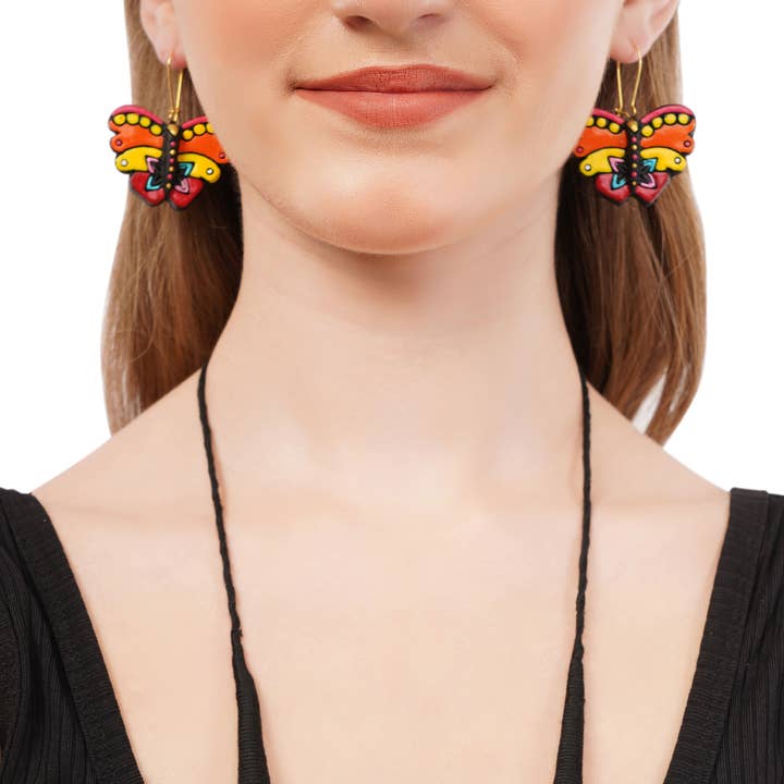 Conjunto de Joias Multicoloridas | Joias de Argila | Joias de Borboleta por atacado de House of Kraft Jewelry & Accessories