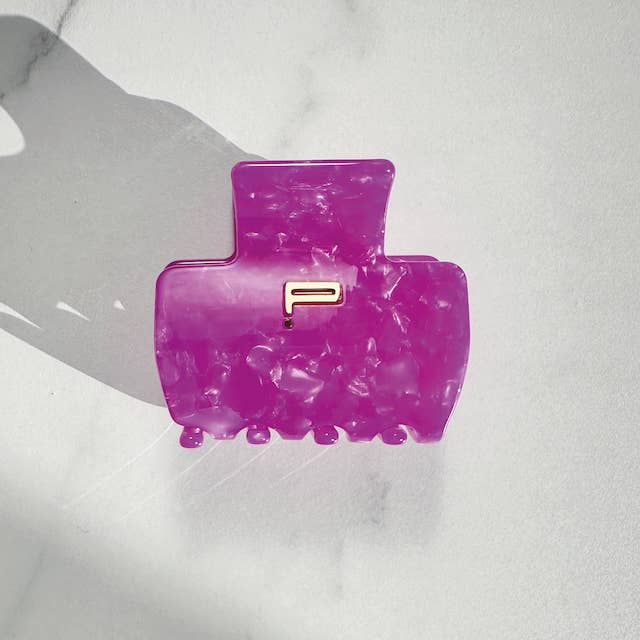 Hairclip NO.01, lila für den Großhandel von LOU LOTO.