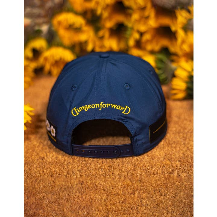 Dungeon Forward - Wholesale Flat Brim Cap - Unisex - WTLB - Outchea Thriving - Blue11