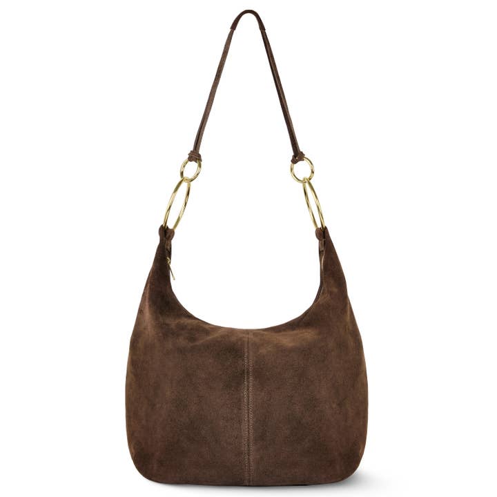 Suede Leather Hobo Bag for wholesale by TAKEASY