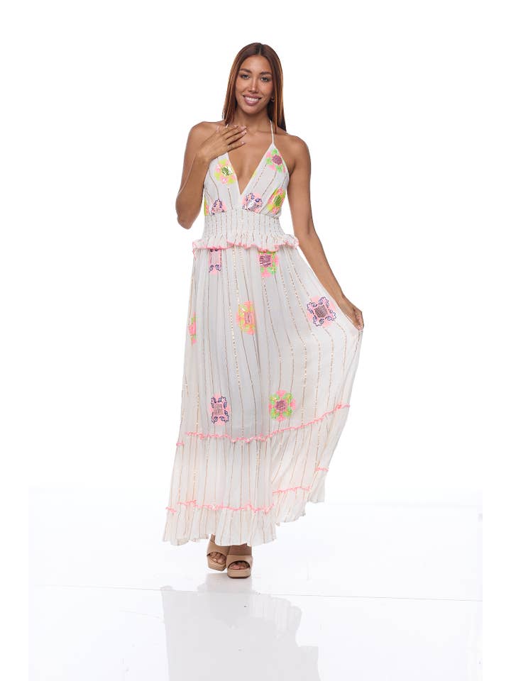 Ranee's - Wholesale Dress - Women's - R-102 lace cotton dress 2