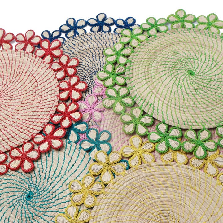 Best of Colombia LLC - Wholesale Placemat - Tale Floral Placemat - 16-5 inches1