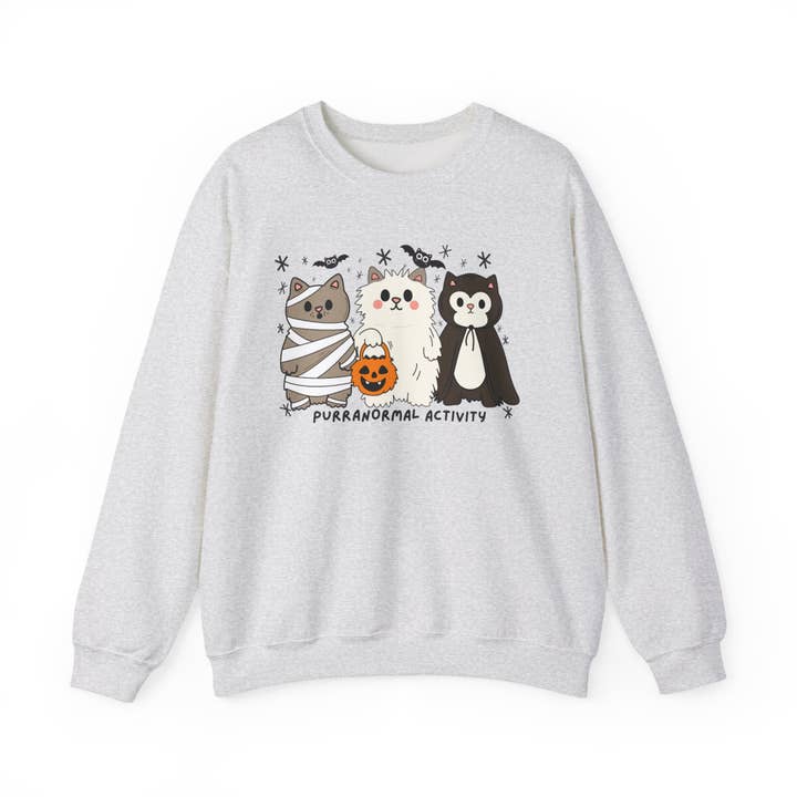 Purranormal Cativity Sweatshirt for wholesale by CrescentCatCo