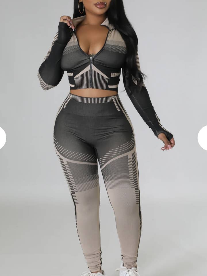 MULTI PATTERN TOP AND LEGGING SET for wholesale by JBLA FASHION