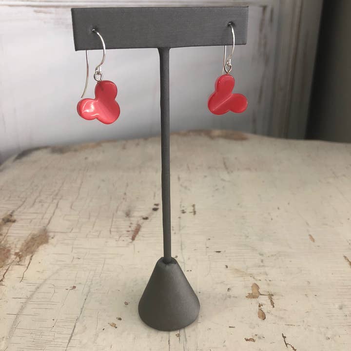Leetie Lovendale - Wholesale Dangle Earrings - Red Mouse Moonglow Drop Earrings3