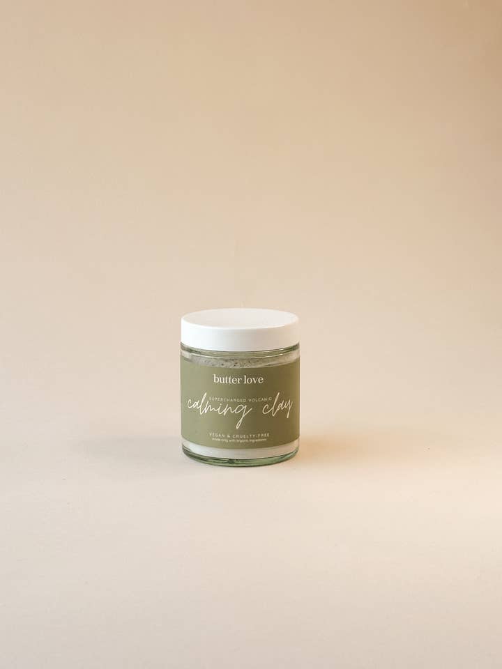 Calming Clay Face Mask for wholesale by butter love skin