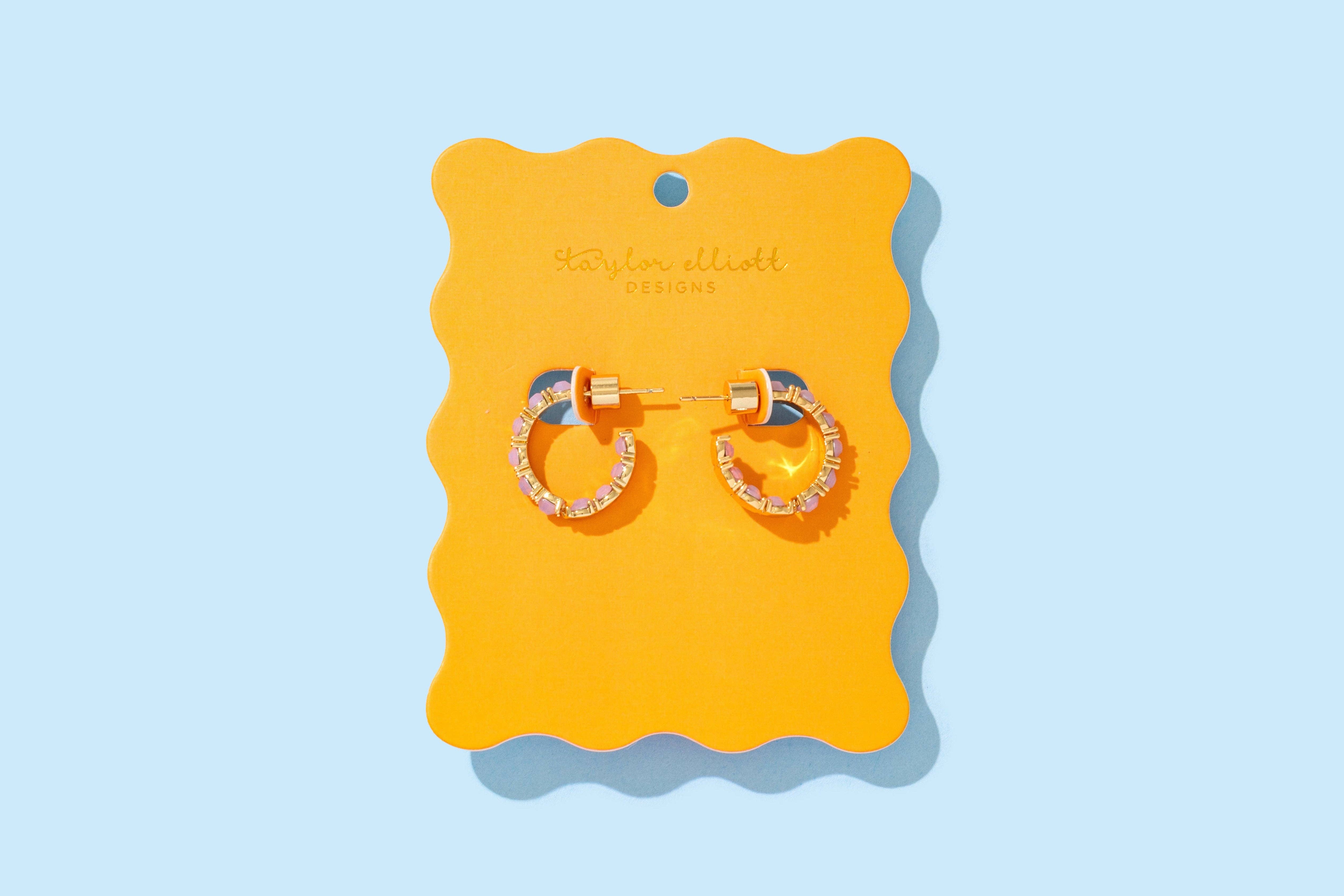 Taylor Elliott Designs - Vendita all'ingrosso Orecchini a cerchio - Orecchini a cerchio Brooke - Min. 2 (E-14)1