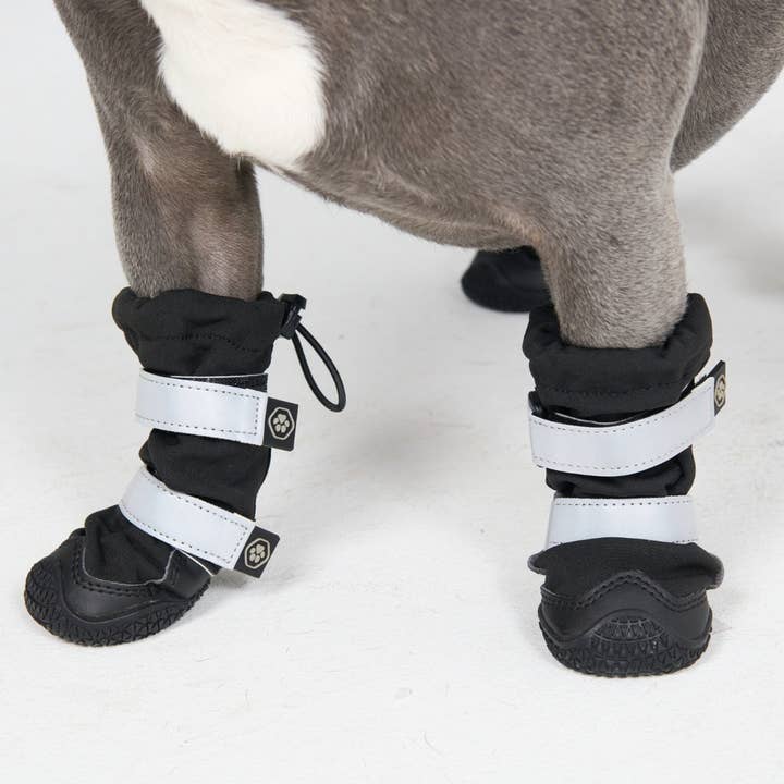 Spark Paws - Vente Bottines – chien - Bottes pour chiens résistantes à l'eau Flex Shell - noires
