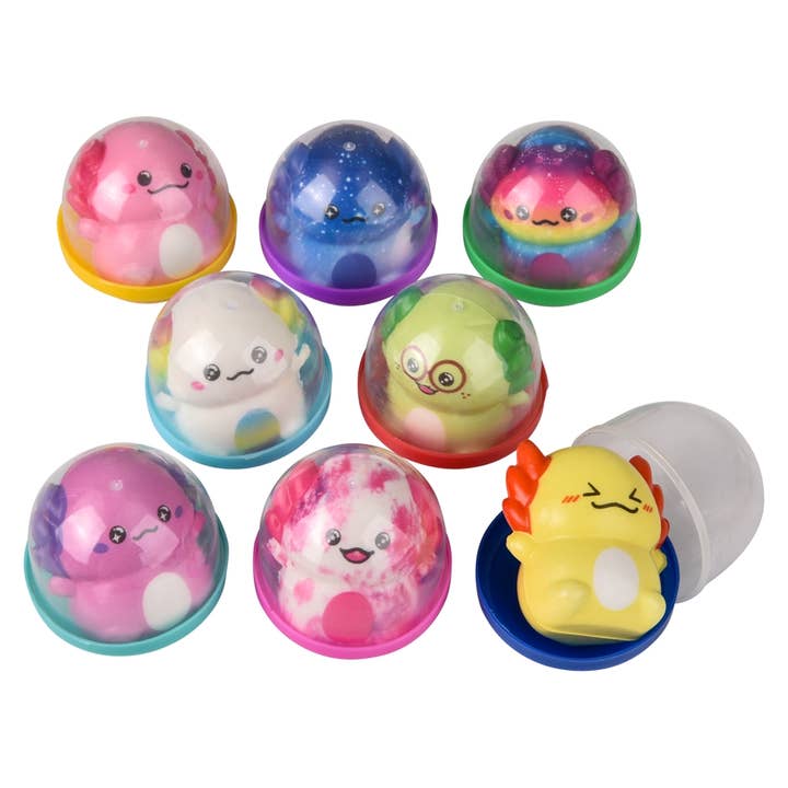 La Luna Bella - Toys - Wholesale Classic Toy - Kids - Micro Squish Axoltl 2" In 2" Capsule - LLB Toys1
