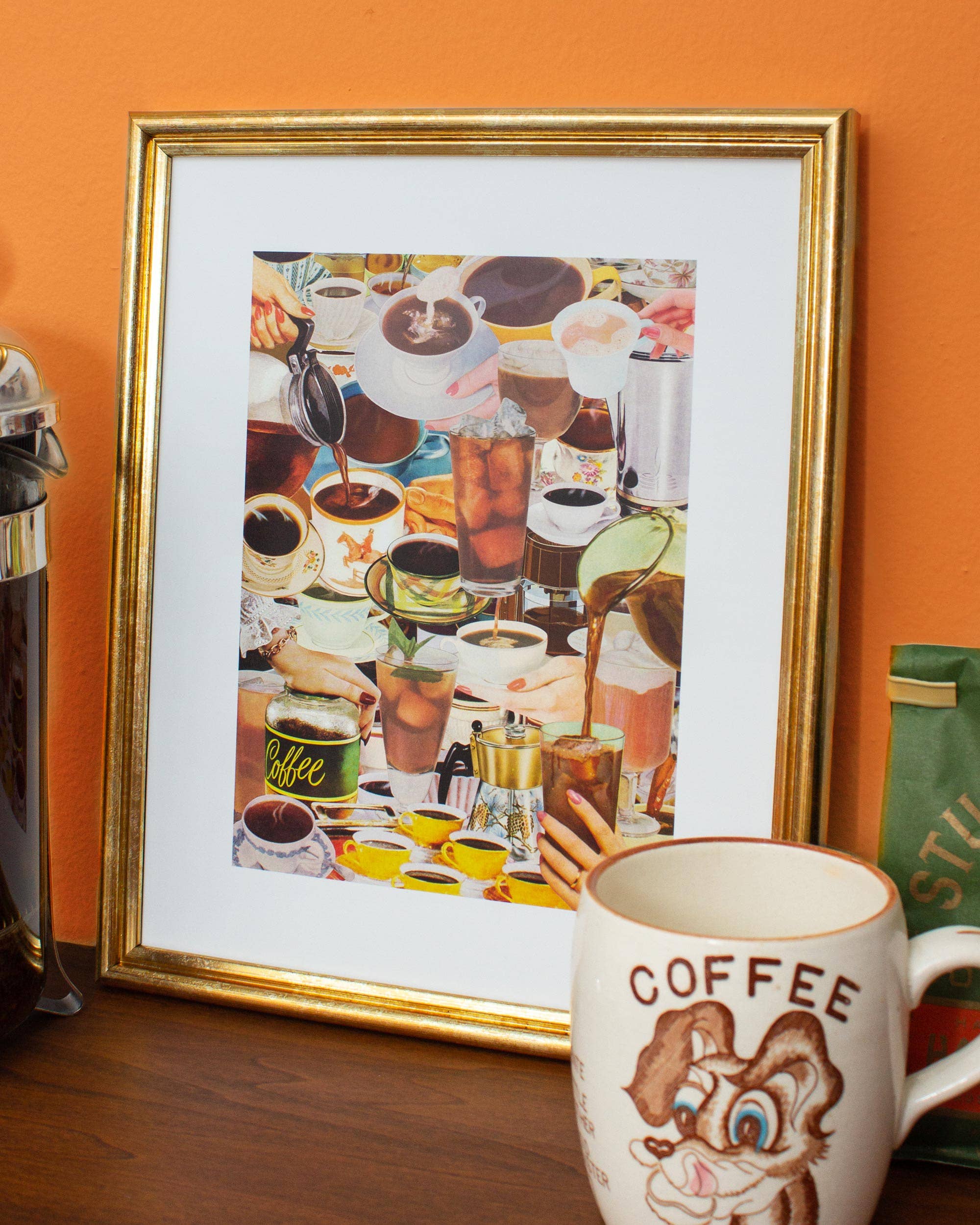 Julia Walck - Wholesale Art Print - Wake Up and Smell the Coffee Art Print2