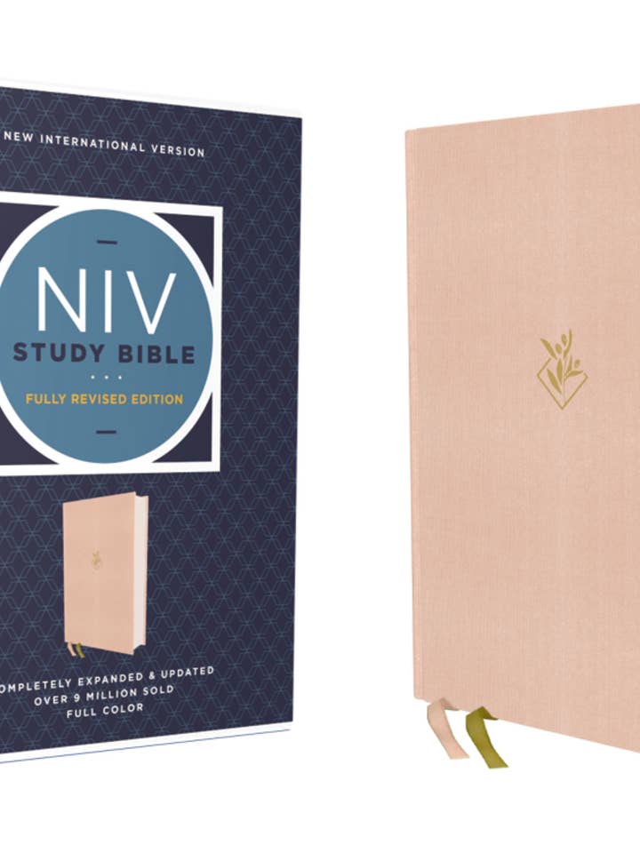 NIV Study Bible Fully Revised Edition Cloth over Board, Pink for wholesale by HarperCollins Christian Publishing