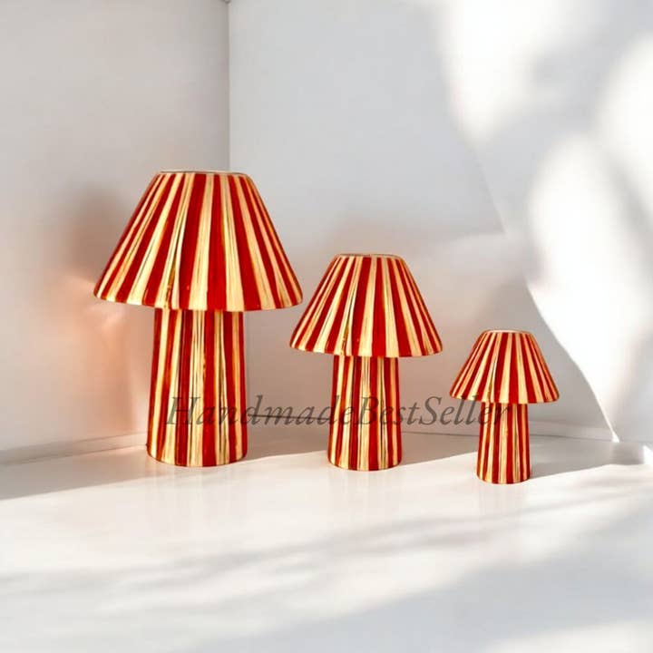 Lampe de table marocaine en raphia tissé pour la vente par HandmadeBestSeller