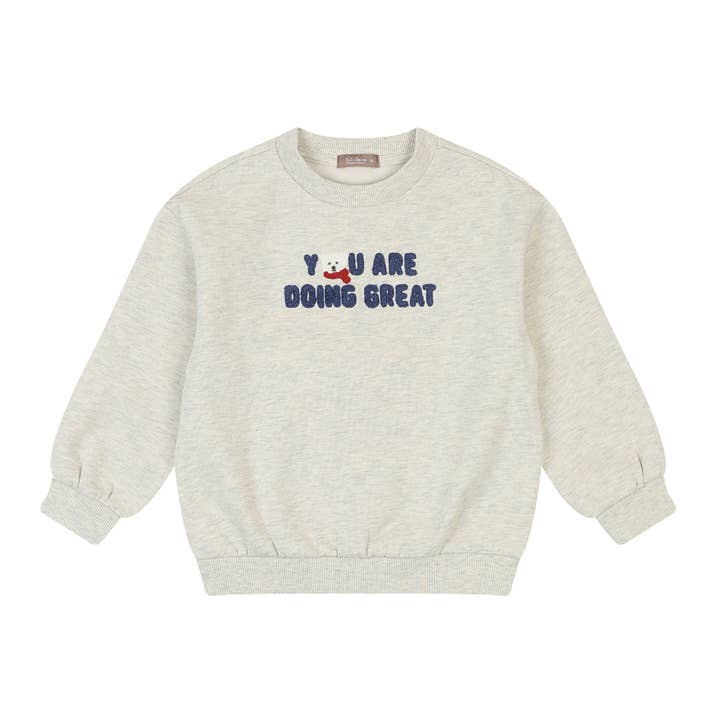 Sudadera de felpa con bordado de oso en bouclé para venta al por mayor de ToTo Heros