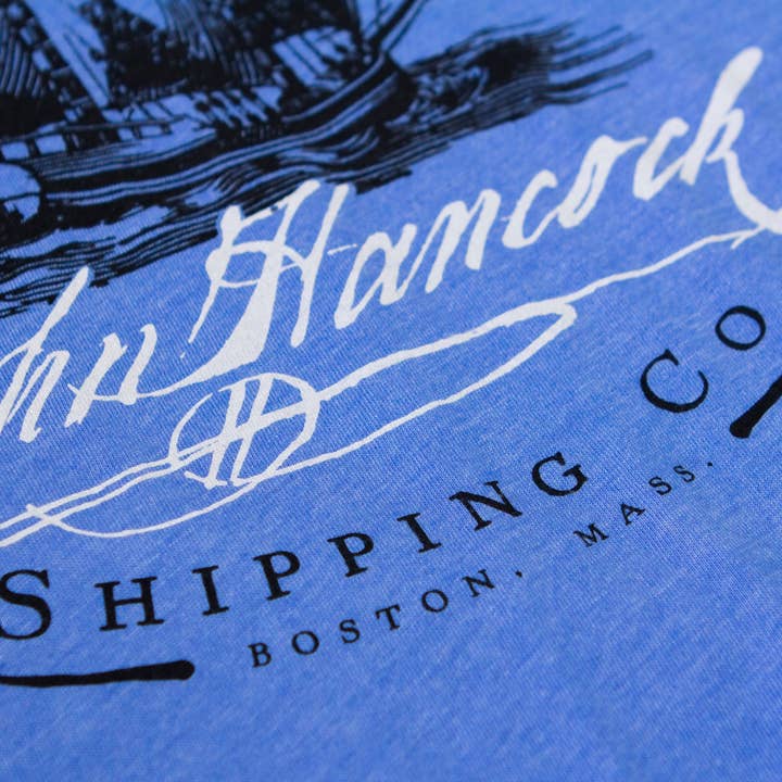 Liberty & Co. - Wholesale Screen Printed T-Shirt - Unisex - John Hancock Shipping Company Unisex T-Shirt1