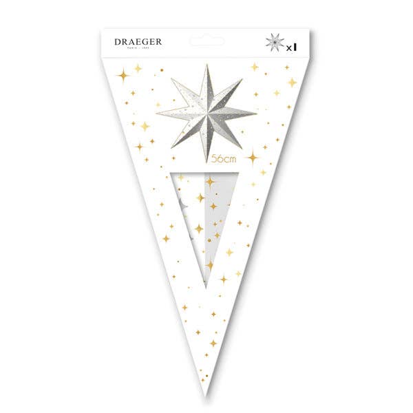 Estrela decorativa de papel para a véspera de Ano Novo - 56 cm por atacado de Draeger Paris