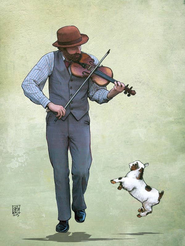 Tiny Dancer #46 - vertical for wholesale by Shawn Braley Illustration