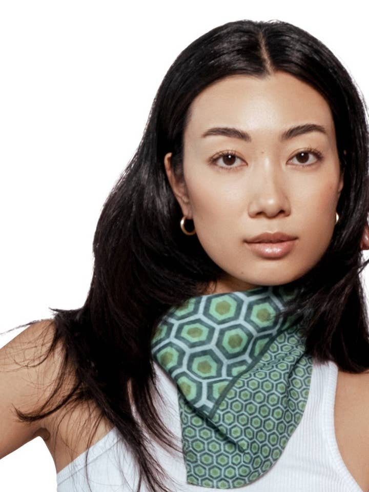 Honeycomb Bandana - Groen voor wholesale door LeTovah