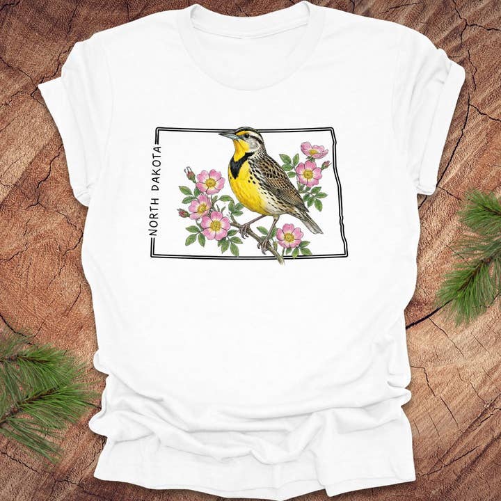 North Dakota State Bird Meadowlark for wholesale by Wandering Owl Adventure Co.