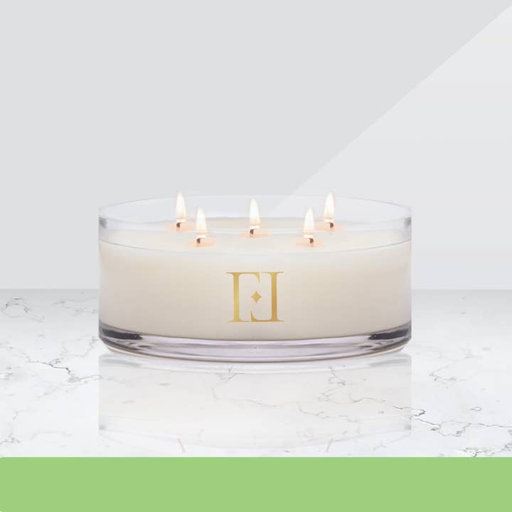 First & Luxe – wholesale Jar/filled candle – Colossal 5-wick Candle