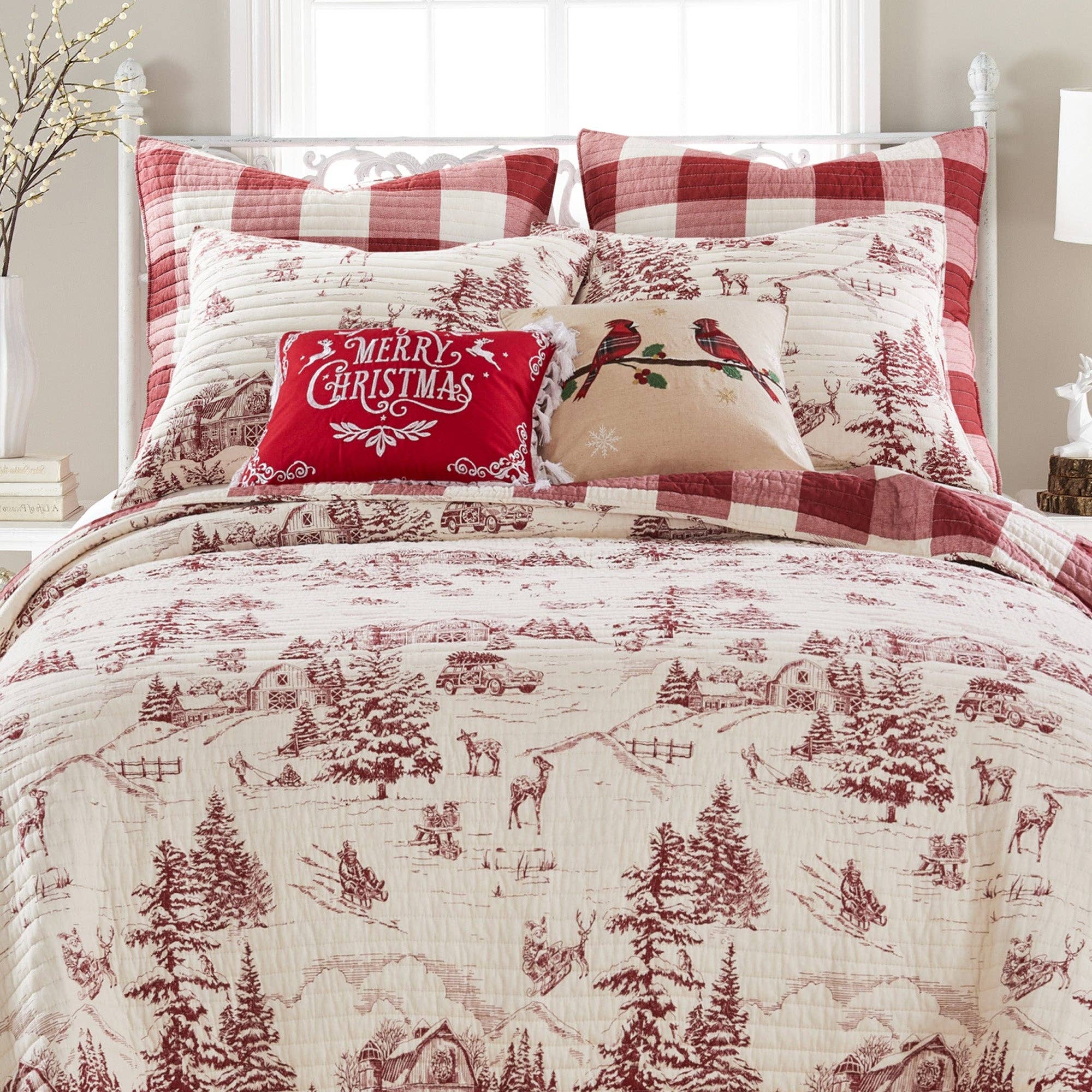 Levtex Home - Wholesale Bedding Set - Winter Sleigh Ride Quilt Set10