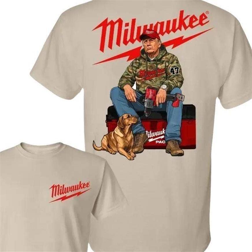 TheKingShirt - Wholesale Graphic Sweatshirt - Women's - Trump Hunter Milwaukee T-Shirt Dog Hunting Outdoor Sweater0