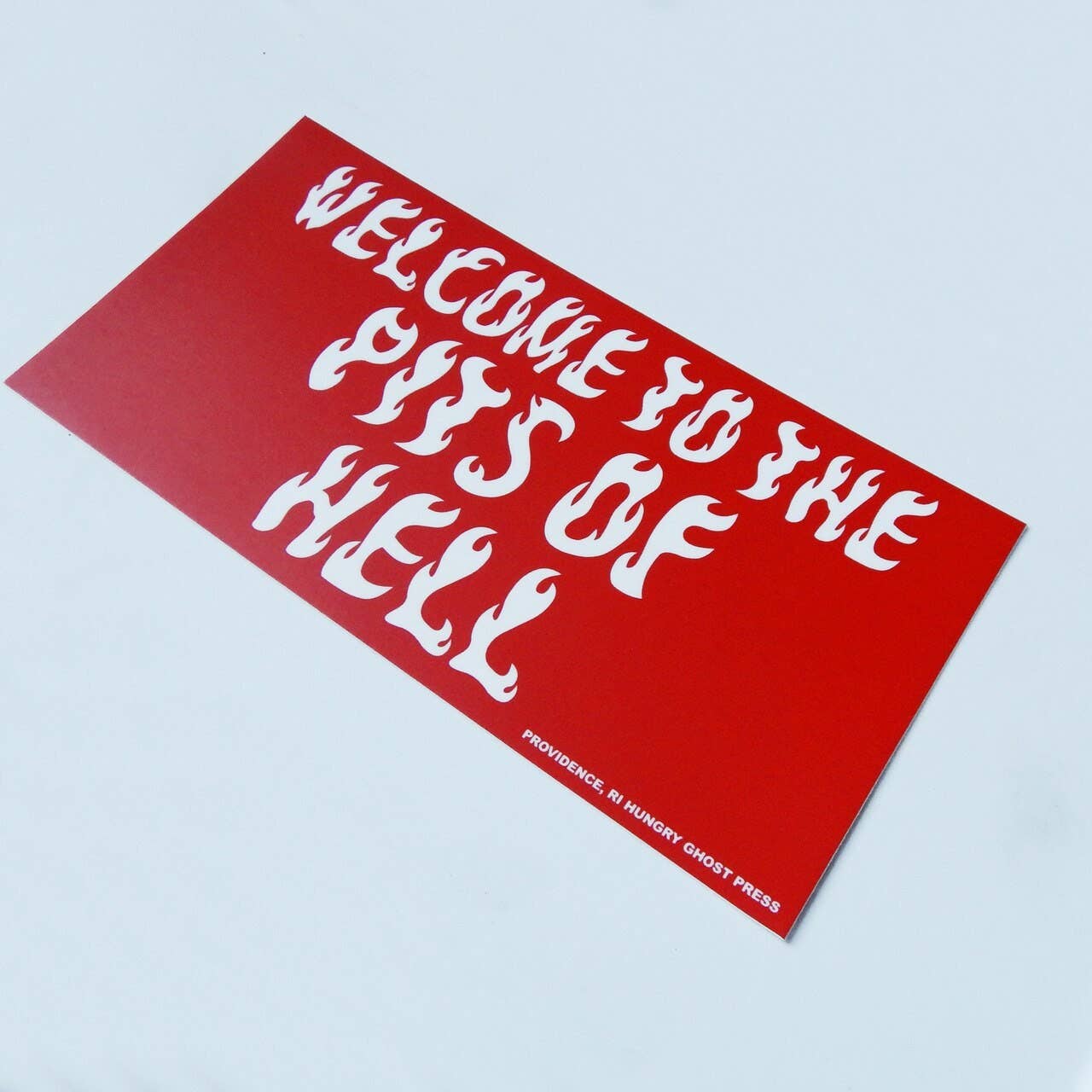 Hungry Ghost Press – Engroshandel Klistermærke – Pits of Hell Bumper Sticker1