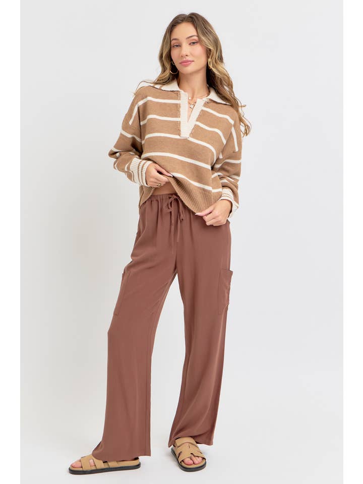 Sweet Lovely by Jen - Wholesale Knit Sweater - Women's - STRIPED EVERYDAY KNIT SWEATER20