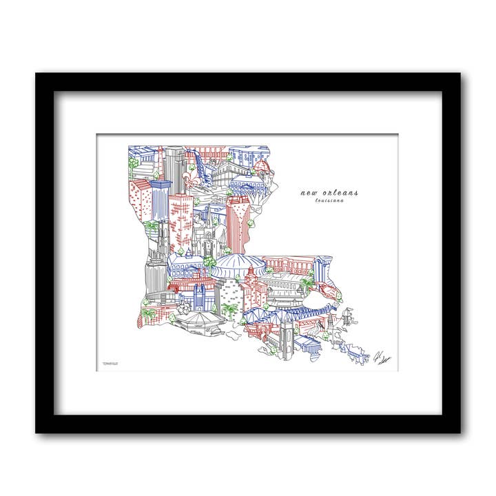 New Orleans Louisiana Wall Decor for wholesale by Townsville Art