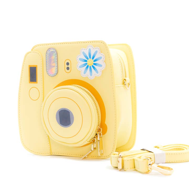 Bewaltz - Wholesale Crossbody Bag - Women's - CLOSEOUT! Oh Snap Instant Camera Handbag 💮 - Mellow Yellow