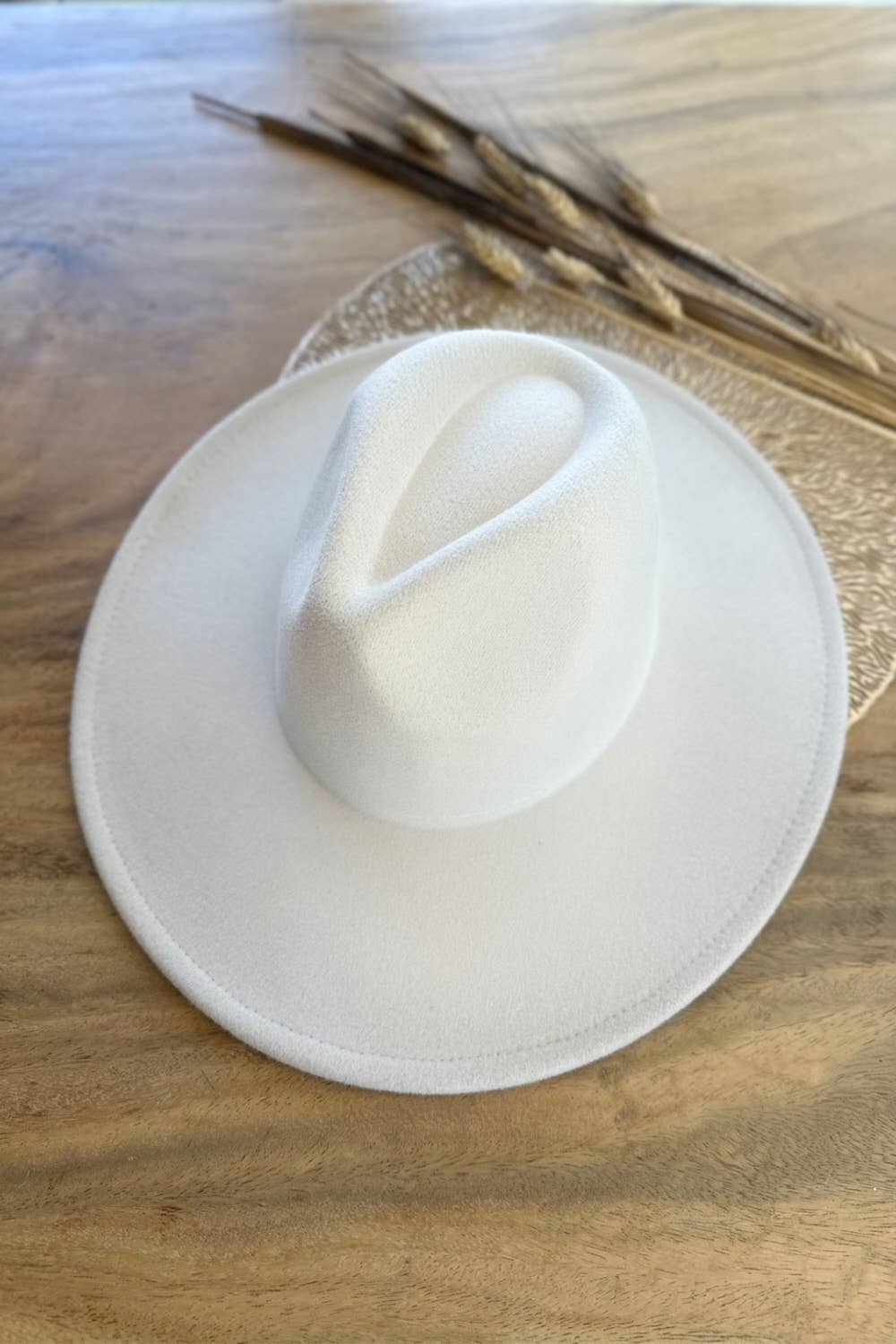 One and Only Accessories - Wholesale Fedora - Women's - Best seller Fashion Classic Wide Brim Felt Hat New Color30