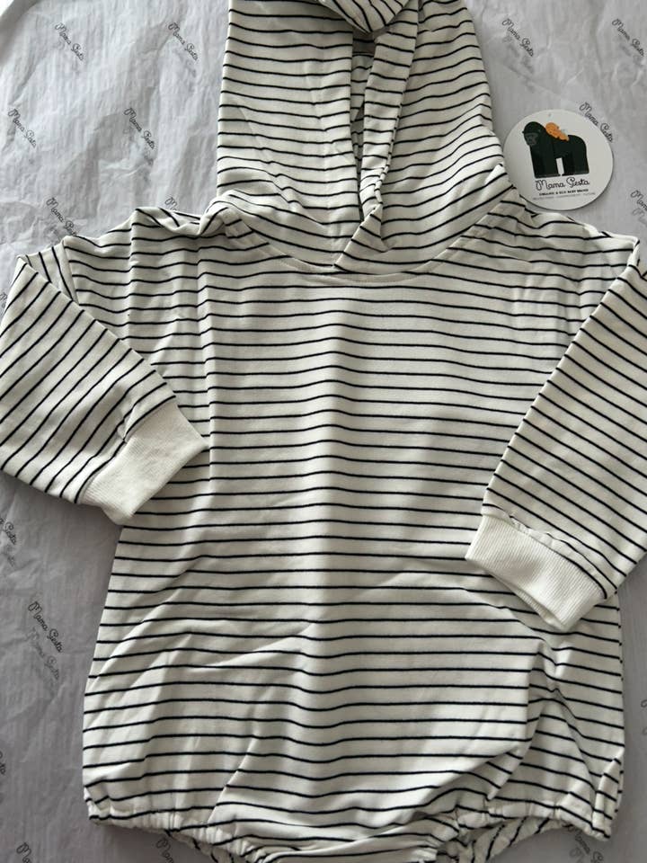 Sudadera con capucha a rayas para venta al por mayor de Mama Siesta