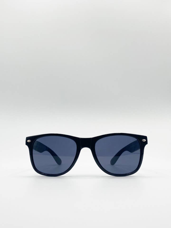 Classic Wayfarer Sunglasses In Black for wholesale by AFA COLLECTIVE