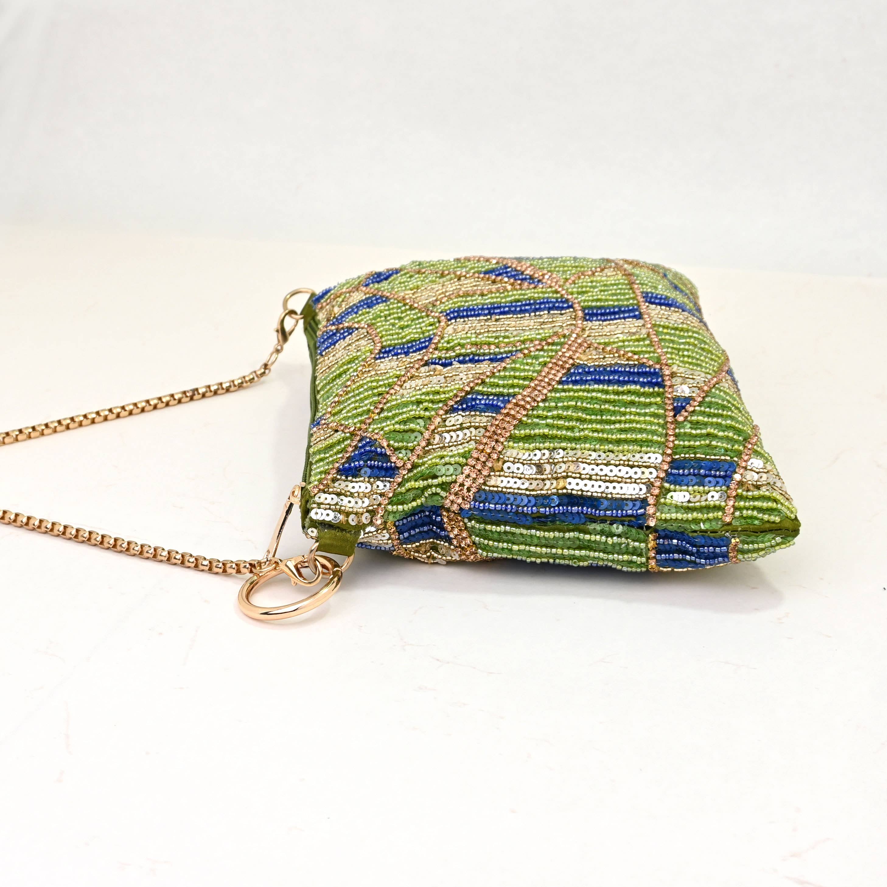 Noyre Berlin - Wholesale Top Handle Bag - Women's - Statement Bag Isabelle - Peacock2