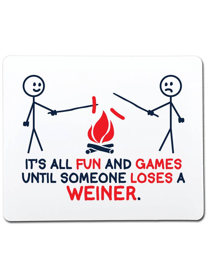 Feelin Good Tees - Wholesale Screen Printed T-Shirt - Unisex - It's All Fun And Games Until Someone Looses A Weiner24