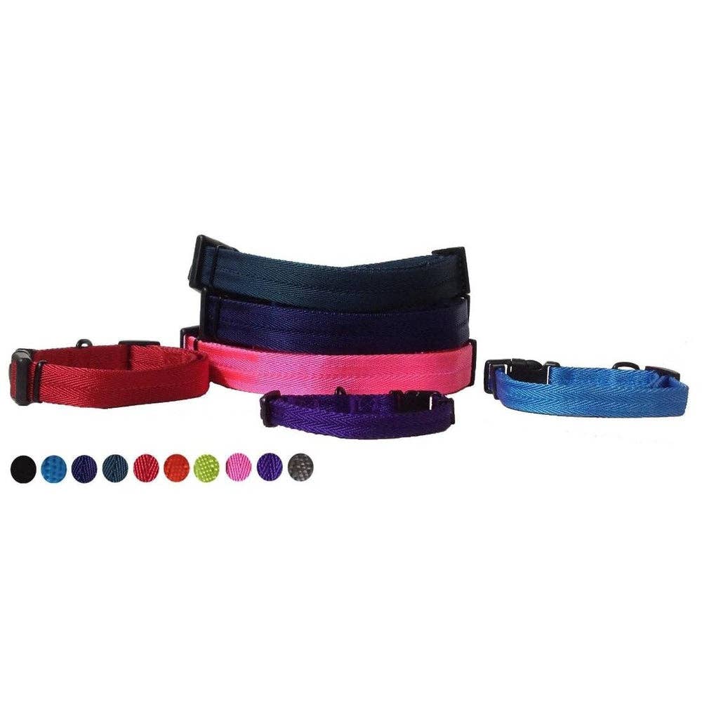 Dogline – wholesale Halsband - Hund – Personligt nylonplatt halsband11