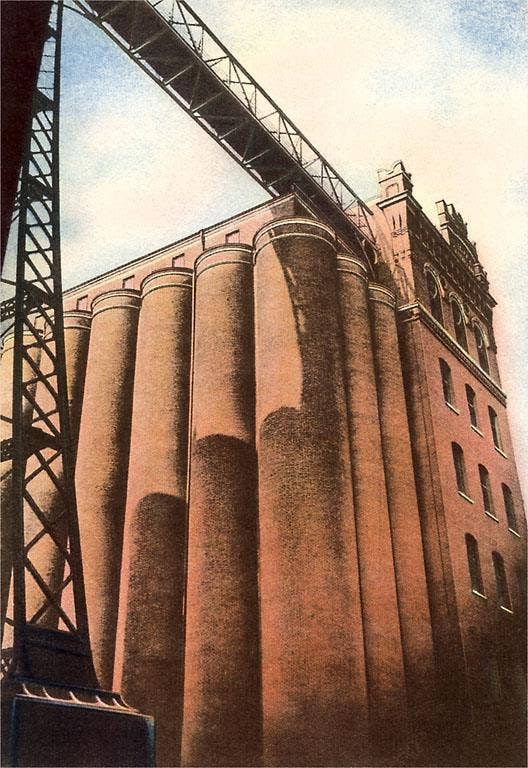 Found Image Press – wholesale Sticker – Sticker IF-19 Storage Silos0