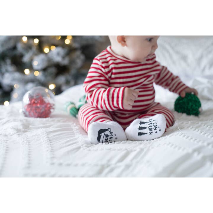 Dorothy’s Reason - Wholesale Socks - Baby - Dear Santa I Can Explain Christmas Socks | Baby Items
